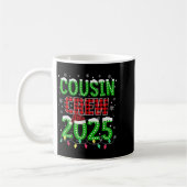 Cousin Crew 2025 Weihnachten Weihnachten Weihnacht Kaffeetasse (Links)