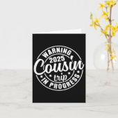 Cousin Crew 2025 Wiedersehen Trip Weekend Vacat Karte (Gelbe Blume)