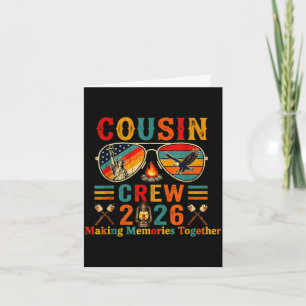 Cousin-Crew 2026 Erinnerungen an den Familiensomme Karte