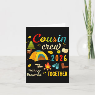 Cousin-Crew 2026 Erinnerungen schaffen Cousins-Tri Karte
