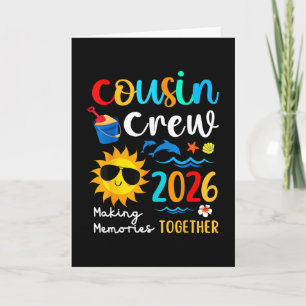 Cousin Crew 2026 Erinnerungen schaffen Sommer Fami Karte