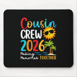 Cousin Crew 2026 Sommerferien Strand Familienreise Mousepad