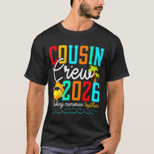 Cousin Crew 2026 Sommerferien Strand Familienreise T-Shirt