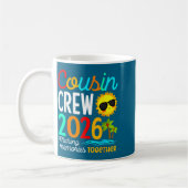 Cousin Crew 2026 Summer Vacation Beach Family Trip Kaffeetasse (Links)