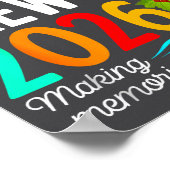 Cousin Crew 2026 Summer Vacation Beach Family Trip Poster (Ecke)