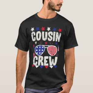 Cousin Crew 4. Juli American Patriotic T-Shirt