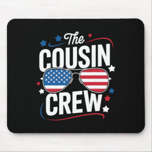 Cousin Crew 4. Juli Matching Family Patriotic Mousepad