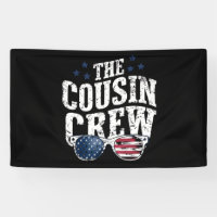 Cousin Crew 4. Juli Patriotic American Family