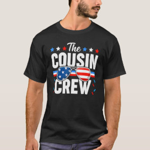 Cousin Crew 4. Juli Patriotische Amerikanerfamilie T-Shirt
