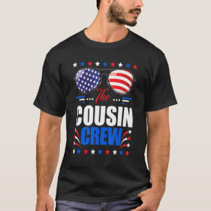 Cousin Crew 4. Juli Patriotische Amerikanerfamilie T-Shirt