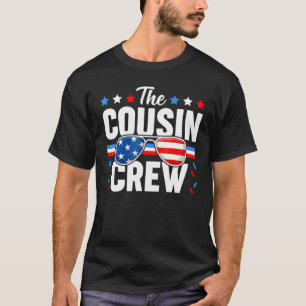 Cousin Crew 4. Juli Patriotische Amerikanerfamilie T-Shirt