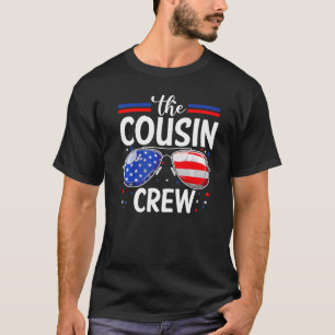 Cousin Crew 4. Juli Patriotische Amerikanerfamilie T-Shirt