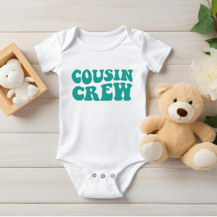 Cousin Crew   Aquamarin Matching Family Baby Strampler