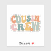 Cousin Crew Aufkleber (Blatt)