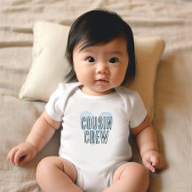 Cousin Crew Blue Heart Matching Family