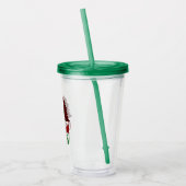 Cousin Crew Buffalo Karierter Weihnachtsbaum Acryltrinkbecher (Links)