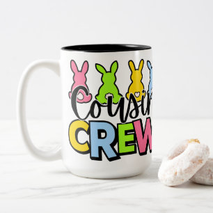 Cousin Crew Bunte Osterhasen Zweifarbige Tasse