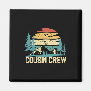Cousin-Crew-Camping-Freunde-Sommer-Familienurlaub Magnet