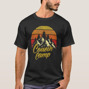 Cousin Crew Camping Outdoor Sonnenuntergang Sommer T-Shirt