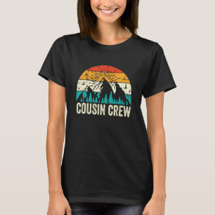Cousin Crew Camping Outdoor Sunset Summer Camp 5 T-Shirt