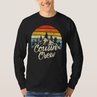 Cousin Crew Camping Outdoor Sunset Summer Camp T-Shirt