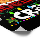 Cousin Crew Christmas 2025 Family Matching Santa E Poster (Ecke)