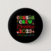 Cousin Crew Christmas 2025 Pjs Pajamas Xmas Family Button (Vorderseite)