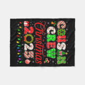 Cousin Crew Christmas 2025 Pjs Pajamas Xmas Family Fleecedecke (Vorderseite (Horizontal))