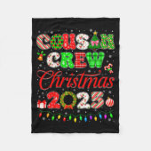 Cousin Crew Christmas 2025 Pjs Pajamas Xmas Family Fleecedecke (Vorderseite)