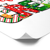 Cousin Crew Christmas Family Pajama Front And Back Poster (Ecke)