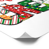 Cousin Crew Christmas Family Pajama Front And Back Poster (Ecke)