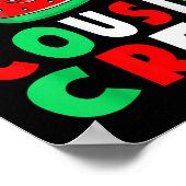 Cousin Crew Christmas In July Squad Pajamas Matchi Poster (Ecke)