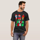 Cousin Crew Christmas In July Squad Pajamas Matchi T-Shirt (Vorne ganz)