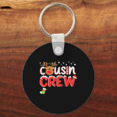 Cousin Crew Christmas Kids Cousins Christmas Match Schlüsselanhänger (Vorderseite)
