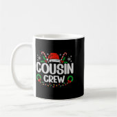 Cousin Crew Christmas Lights Family Matching Pajam Kaffeetasse (Links)