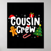 Cousin Crew Christmas Pajamas For Men Kids Women G Poster (Vorne)