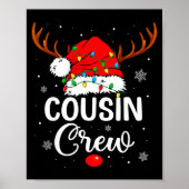 Cousin Crew Christmas Pajamas For Men Kids Women G Poster (Vorne)
