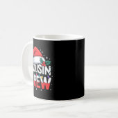 Cousin Crew Christmas Reindeer Antlers Hat Lights  Kaffeetasse (Vorderseite Links)