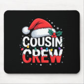 Cousin Crew Christmas Reindeer Antlers Hat Lights  Mousepad (Vorne)