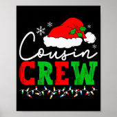Cousin Crew Christmas Shirts Matching Pajamas For Poster (Vorne)