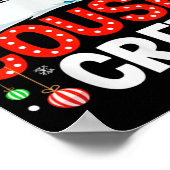 Cousin Crew Christmas Xmas Lights Family Matching Poster (Ecke)