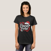 Cousin Crew Christmas Xmas Lights Family Matching T-Shirt (Vorne ganz)