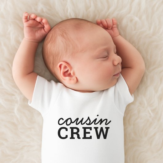 Cousin Crew | Cool Matching Trendy Stylish Modern Baby Strampler