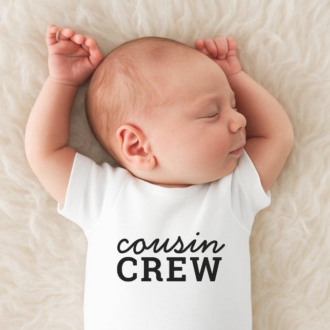 Cousin Crew | Cool Matching Trendy Stylish Modern Baby Strampler (Von Creator hochgeladen)