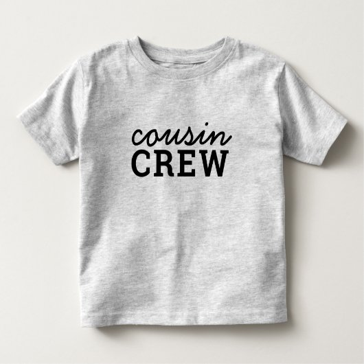 Cousin Crew | Cool Matching Trendy Stylish Modern Kleinkind T-shirt (Vorderseite)