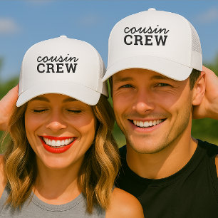 Cousin Crew Cool Matching Trendy Stylish Modern Truckerkappe