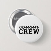Cousin Crew | Coole Matching-Familie Button (Vorne & Hinten)