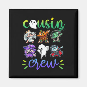 Cousin Crew Dabbing Halloween Boys Skeleton Zombie Magnet