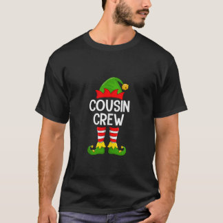 Cousin Crew Elf Weihnachten Familie Matching Elf S T-Shirt