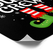 Cousin Crew Elf Xmas Matching Family Elf Squad Chr Poster (Ecke)